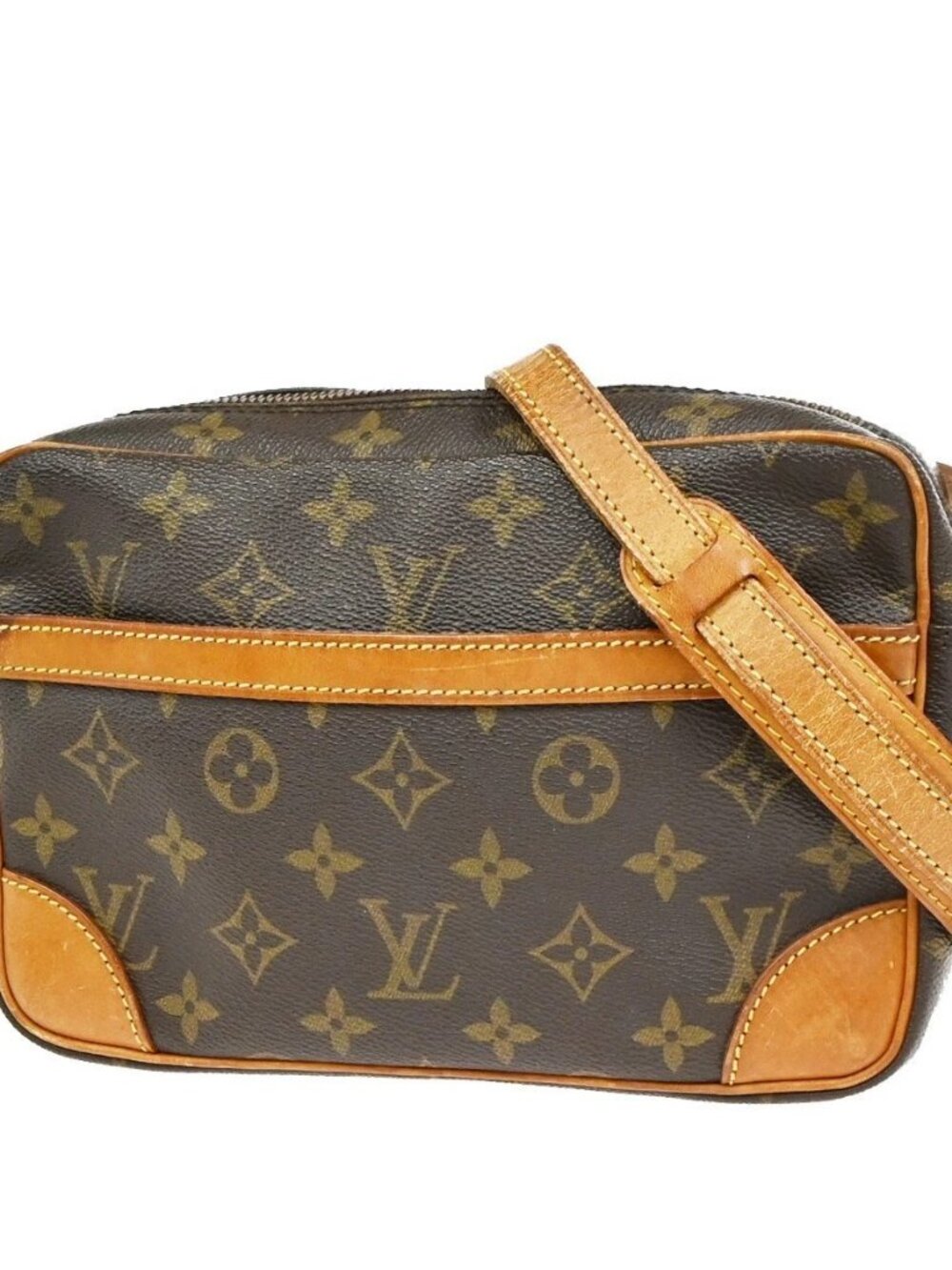 LOUIS VUITTON Trocadero 24 Shoulder Bag Monogram Leather Brown M51276 64KD573